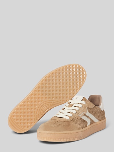 Tamaris Sneaker mit Label-Details Taupe 4