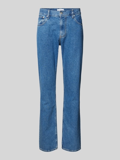 Calvin Klein Jeans Straight Fit Jeans im 5-Pocket-Design Modell 'AUTHENTIC' Jeansblau 2