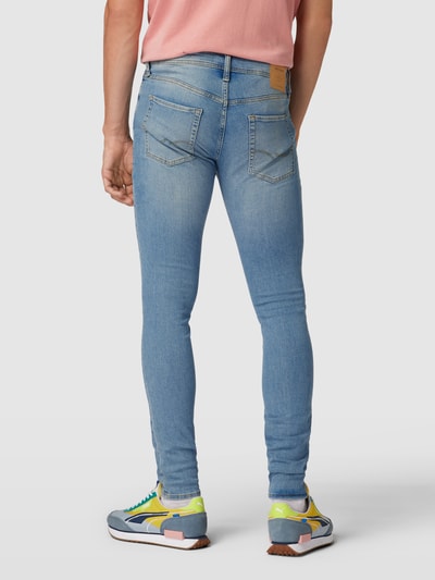 Jack & Jones Slim Fit Jeans mit 5-Pocket-Design Modell 'LIAM' Jeansblau 5