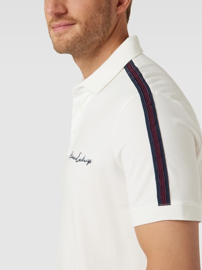 Armani Exchange Poloshirt mit Label-Detail Offwhite 3