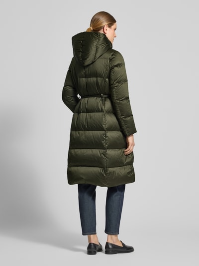 Marc Cain Regular Fit Steppmantel mit Kapuze Khaki 5