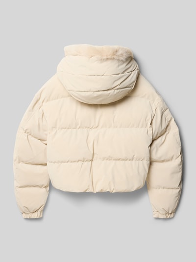 Garcia Gewatteerd jack met capuchon Ecru - 3