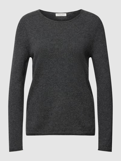Christian Berg Woman Strickpullover mit Rundhalsausschnitt Anthrazit meliert 2