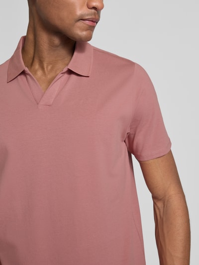 Lindbergh Poloshirt mit V-Ausschnitt Rosa 3