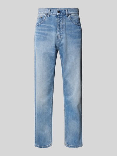 Carhartt Work In Progress Tapered fit jeans in 5-pocketmodel, model 'NEWEL' Jeansblauw - 2