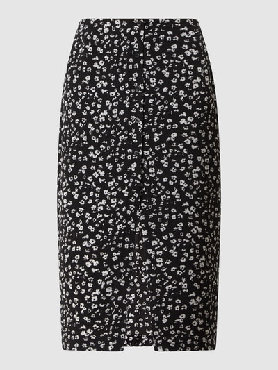 Calvin Klein Jeans Midirock mit floralem Muster  Schwarz 2