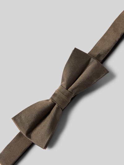 Cinque Strik en pochet van zijde, model 'PIO' Middenbruin - 2