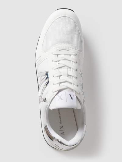 ARMANI EXCHANGE Sneakers met labeldetails Wit - 4