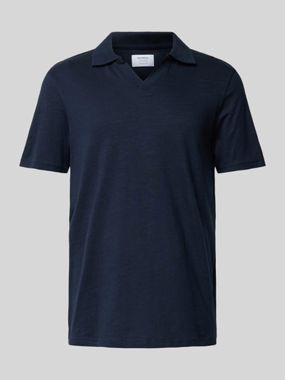 MCNEAL Regular fit poloshirt met V-hals Donkerblauw - 2