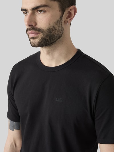 Levi's® Regular Fit T-Shirt aus reiner Baumwolle Black 3