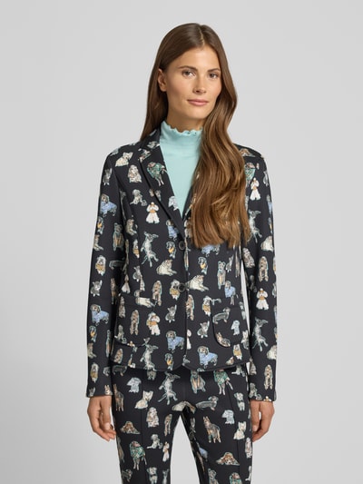 Marc Cain Blazer met reverskraag Zwart - 4