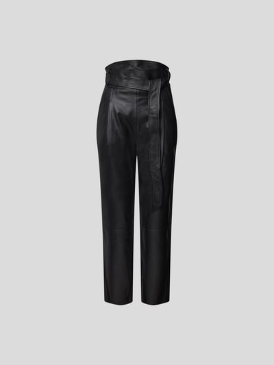 Custommade High Waist Lederhose Anthrazit 2