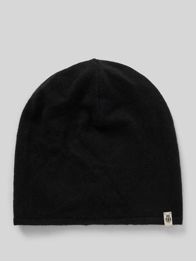 Roeckl Kaschmirbeanie mit Label-Detail Black 1