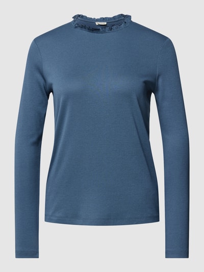 Tom Tailor Longsleeve im unifarbenen Design Rauchblau 2