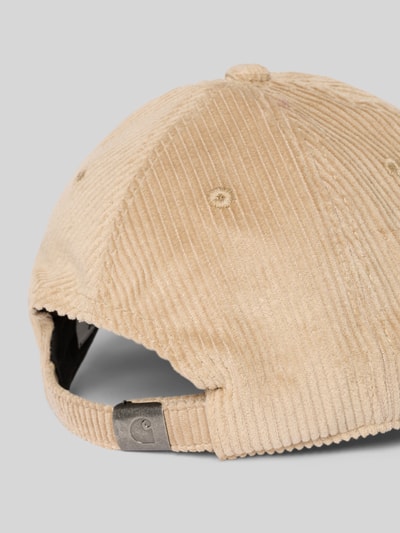 Carhartt Work In Progress Basecap mit Label-Stitching Offwhite 3