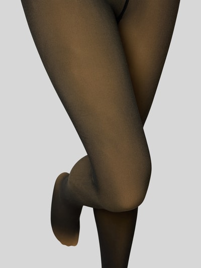 camano Rajstopy termiczne z miękką mieszanką materiałów model ‘Comfort’ Czarny 3