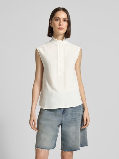 Soyaconcept Blusentop mit Rüschenkragen Modell 'RADIA' Offwhite 4