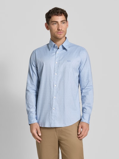 BOSS Orange Regular Fit Freizeithemd aus Baumwoll-Mix Modell 'RELEGANT' Hellblau 4