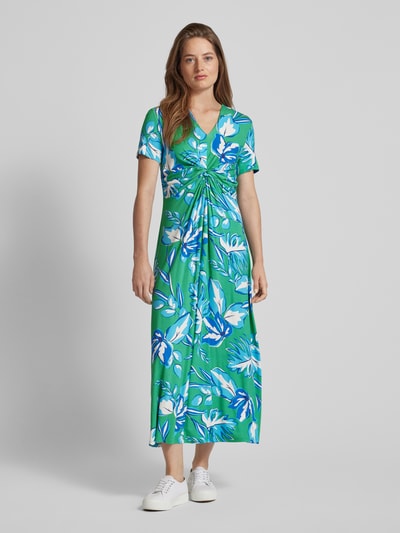 Betty Barclay Maxi-jurk met all-over motief en knoopdetail Groen - 4