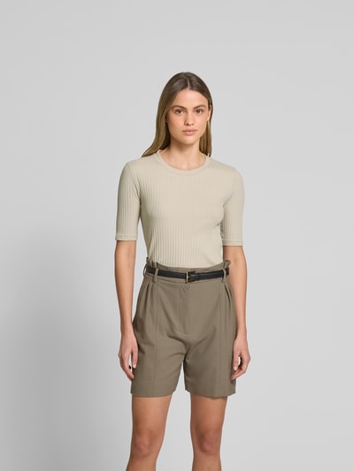 Iro T-Shirt aus reiner Baumwolle Hellbraun 4