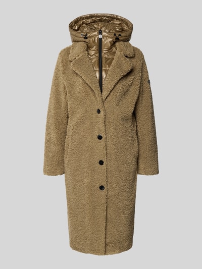 Frieda & Freddies Mantel mit Steppeinsatz Modell 'GINE2' Khaki 2