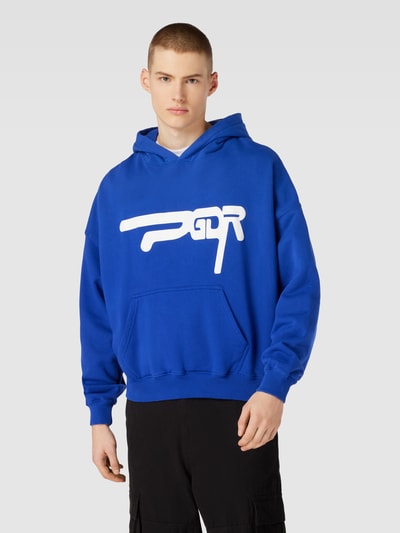 Pegador Oversized Hoodie mit Label-Print Modell 'ZERO' Royal 4