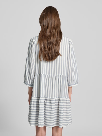 Only Oversized Tunikakleid mit Volants Modell 'KAYA' Bleu 5
