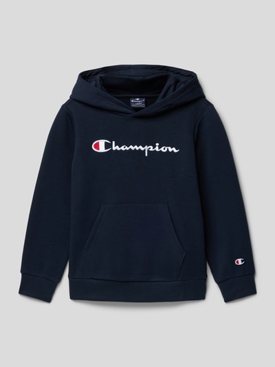 CHAMPION Hoodie mit Label-Print Marine 1