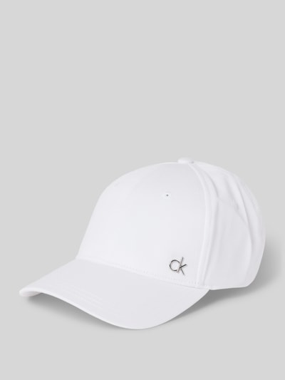 CK Calvin Klein Basecap mit Label-Detail Weiss 1