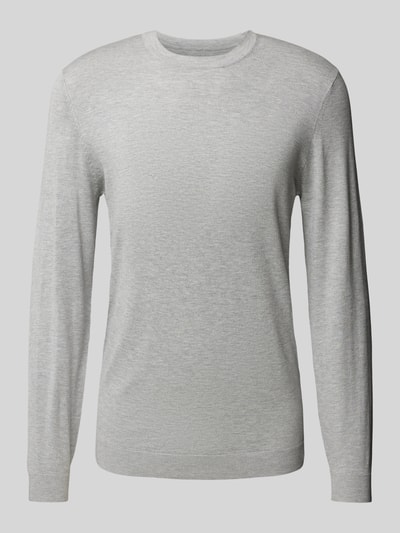 MCNEAL Gebreide pullover met ronde hals Lichtgrijs gemêleerd - 2