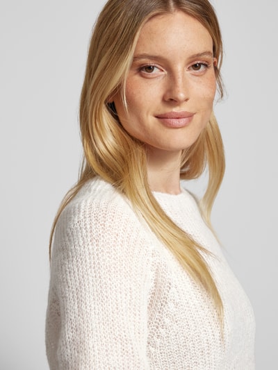 Marella Gebreide pullover met raglanmouwen, model 'NIEVO' Offwhite - 3