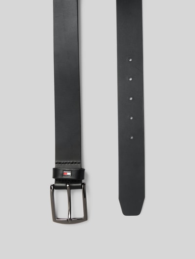 Tommy Hilfiger Ledergürtel mit Logo-Applikation BLACK 3