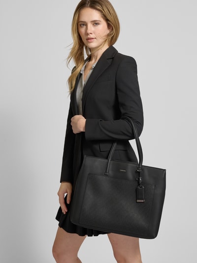 CK Calvin Klein Shopper mit Label-Anhänger Modell 'CK MUST' Black 1