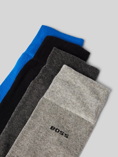 BOSS Socken mit Label-Stitching im 4er-Pack Blau 2