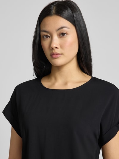 Christian Berg Woman Blusenshirt aus Viskose mit Rundhalsausschnitt Black 3