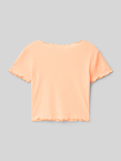 s.Oliver RED LABEL Slim Fit T-Shirt aus reiner Baumwolle Apricot 3