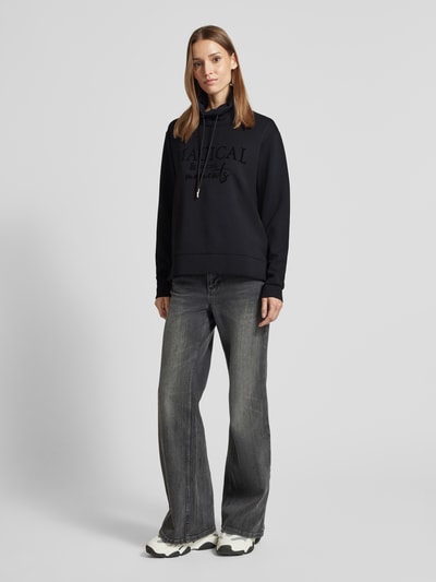 Christian Berg Woman Sweatshirt mit Statement-Print Black 1