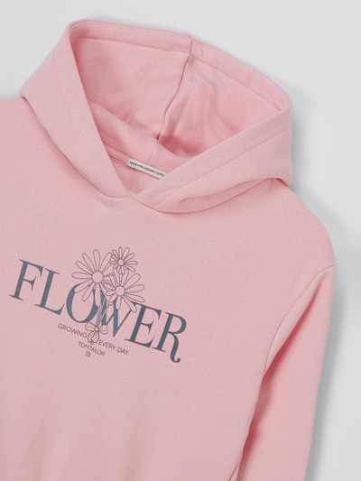 Tom Tailor Hoodie mit Message-Print Rosa 2