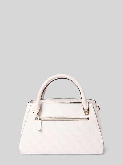 Guess Handtasche mit Label-Applikation Modell 'NOELLE II' Ecru 4