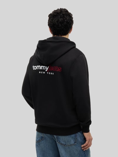 Tommy Jeans relaxed fit sweatjack van katoenmix Zwart - 5