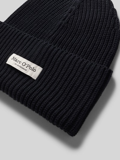 Marc O'Polo Czapka beanie z czystej bawełny Ciemnoniebieski 2