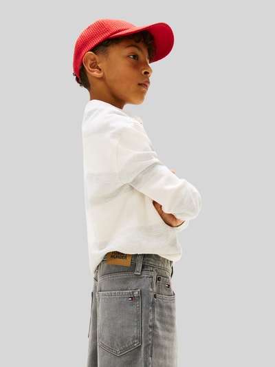 Tommy Hilfiger Teens Regular Fit Jeansshorts mit 5-Pocket-Design Mittelgrau 3