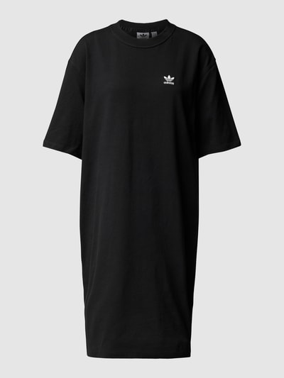 adidas Originals Knielanges Kleid mit Label-Stitching Black 2