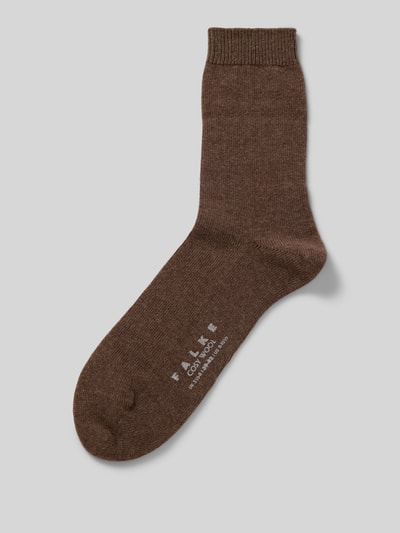 Falke Socken mit hochwertigem Woll-Kaschmir-Mix Modell 'COSY WOOL' Beige Melange 1