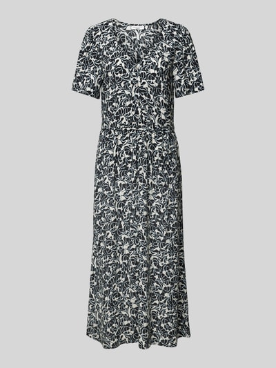 Marc O'Polo Denim Maxi-jurk met strikceintuur Zwart - 2