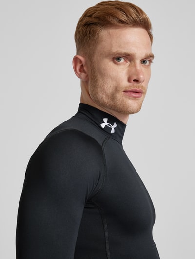 Under Armour Longsleeve mit Stehkragen und Logo-Stitching Black 3