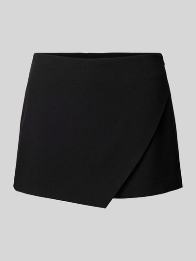 Only Mid Waist Bermudas in Wickel-Optik Modell 'MIST-YASMINE' Black 2