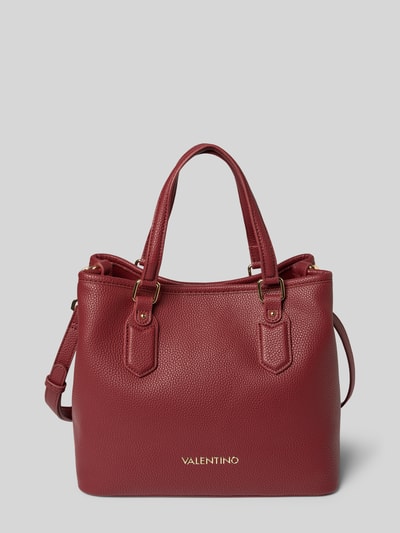 VALENTINO BAGS Handtasche mit Label-Applikation Modell 'BRIXTON' Bordeaux 1