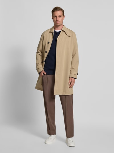 SELECTED HOMME Regular Fit Strickpullover aus reiner Baumwolle Modell 'DANE' Dunkelblau 1