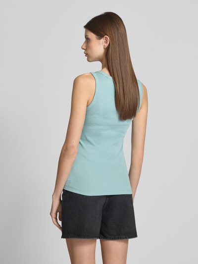 Marc O'Polo Slim fit tanktop van katoenmix Mintgroen - 5